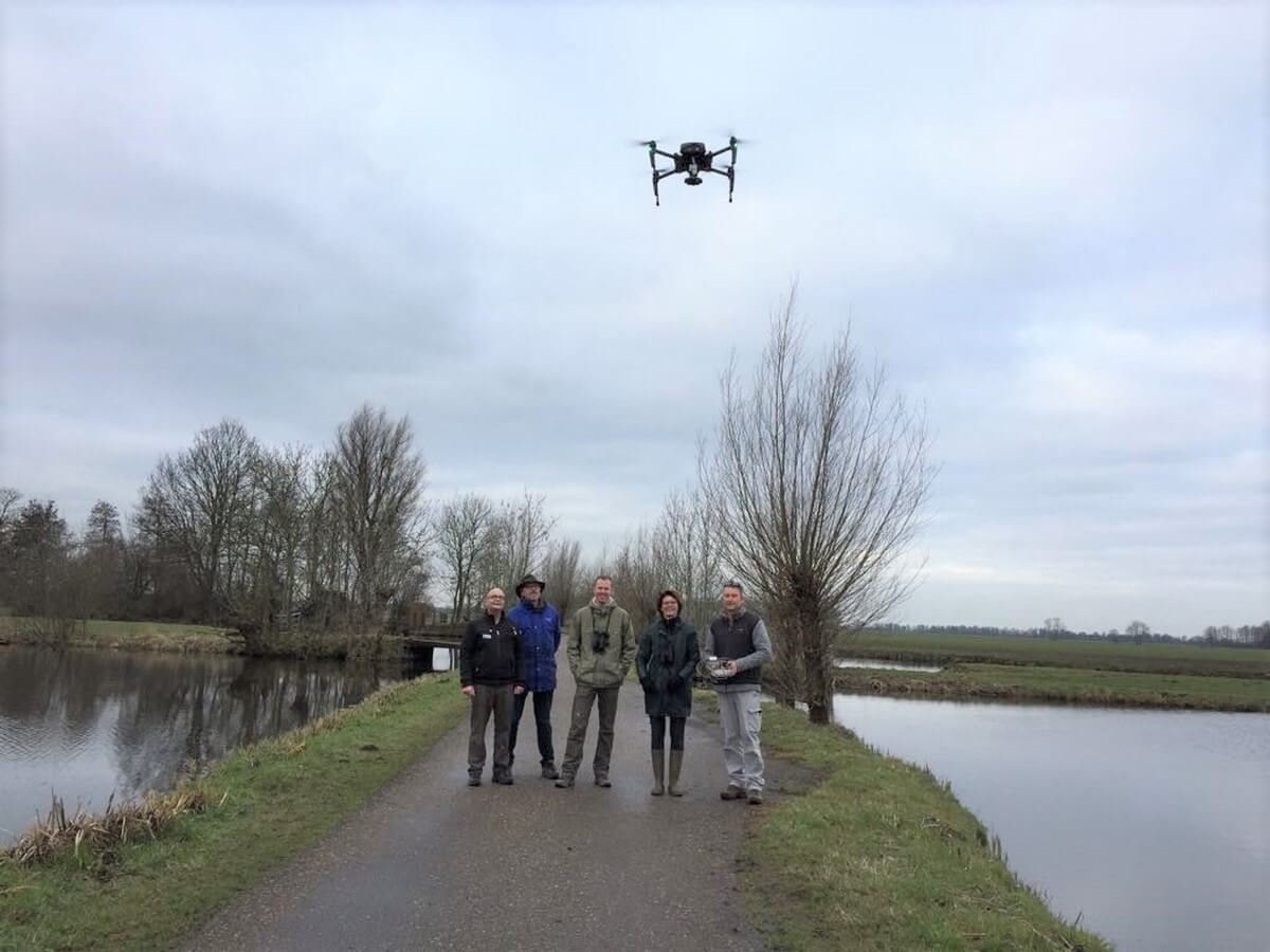 Drone voor het zoeken naar weidevogelnesten