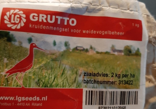 Kruidenrijk mengsel ingezaaid