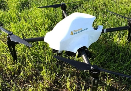 Drone met warmtebeeldcamera